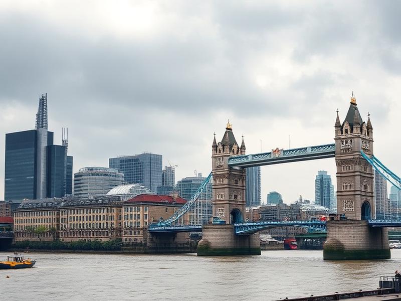 United Kingdom cityscape