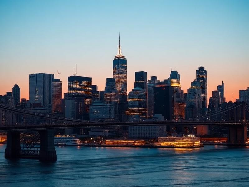 United States cityscape